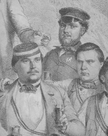 Alexander von Peez (Mitte)
